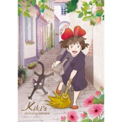 Studio Ghibli Kiki's Delivery Service Jiji & Lily Kittens Glass