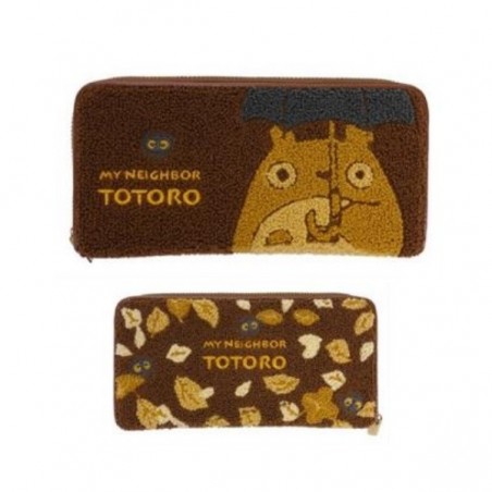 Accessoires - Portefeuille Cuir Et Tissu Totoro Parapluie