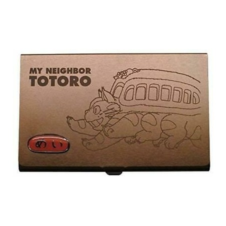 Accessories - Metal Card Case Catbus Dark Brown - My Neighbor Tororo