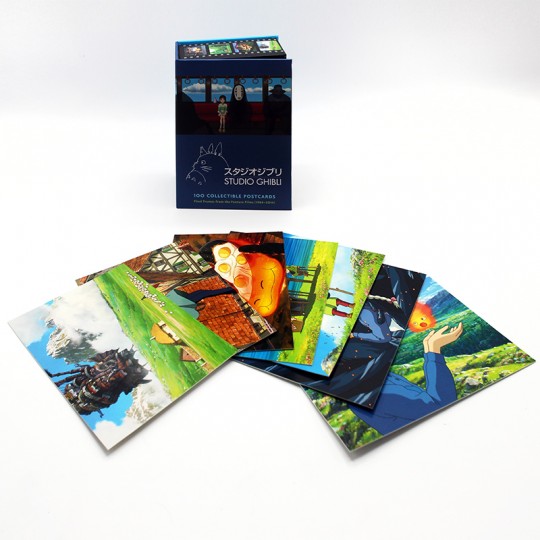 100 Collectible Postcards Box Serie 1 - Studio Ghibli