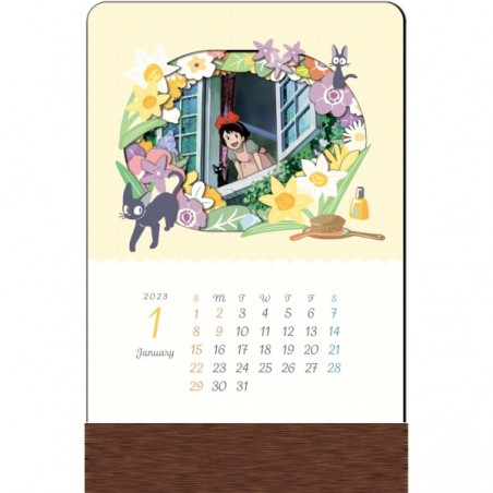 Calendário 2023 Ghibli Tamanho A4 Com Espaço Para Escrita
