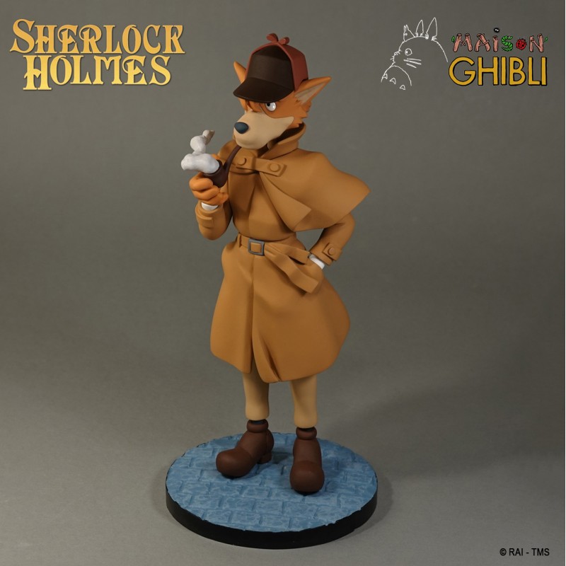 Statue Sherlock Holmes Maison Ghibli