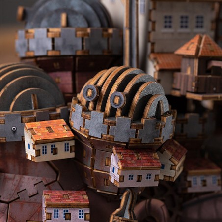 Arts and crafts - Wooden model Kigumi Hauru’s castle - Howl’s Moving Castle