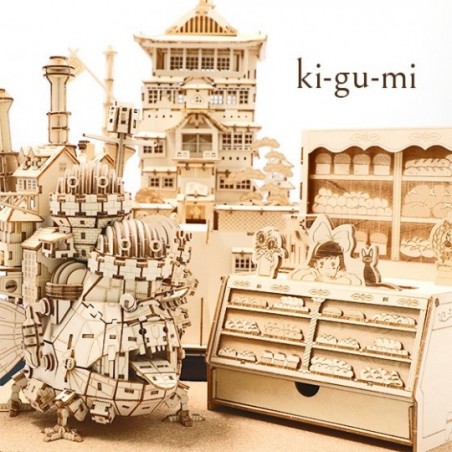 Arts and crafts - Wooden model Kigumi Hauru’s castle - Howl’s Moving Castle