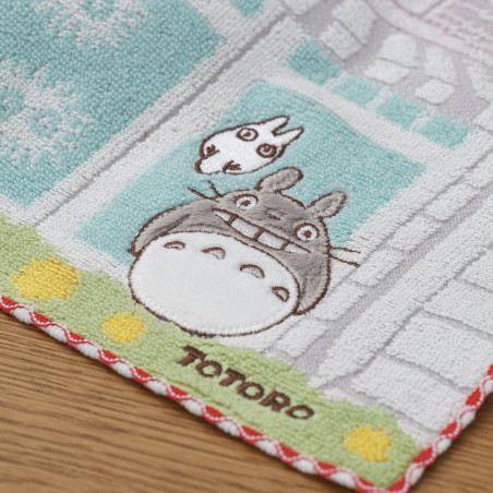 Household linen - Mini Towel Satsuki & Mei’s house 25x25 cm - My Neighbor Totoro