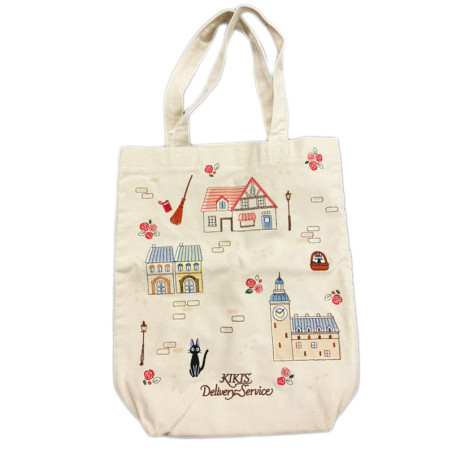 Sacs - Tote bag avec patch Ville de Kiki - Kiki la petite sorcière