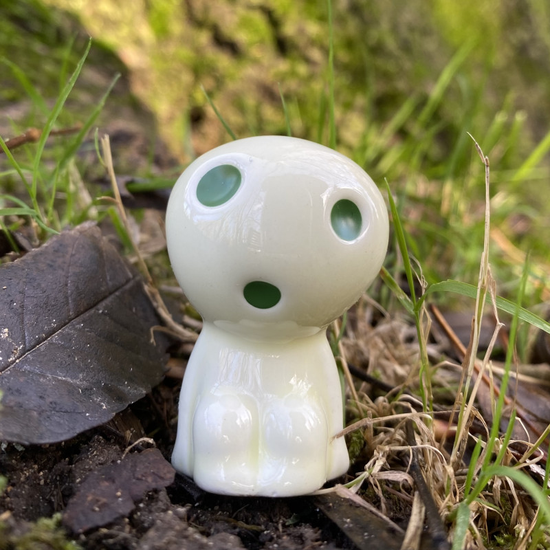 Statue Kodama B & 1 Blind Power Stone - Princess Mononoke