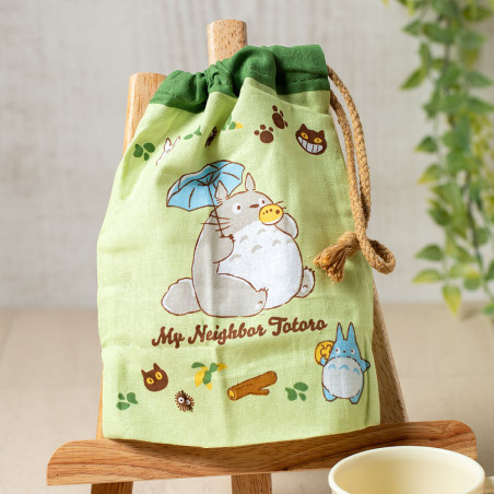 Bags - String pouch Totoro & Catbus - My Neighbor Totoro