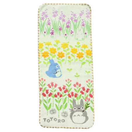 Household linen - Towel Totoro Wild flowers 34x80 cm - My Neighbor Totoro