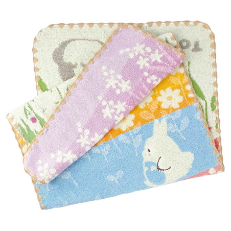 Household linen - Towel Totoro Wild flowers 34x80 cm - My Neighbor Totoro