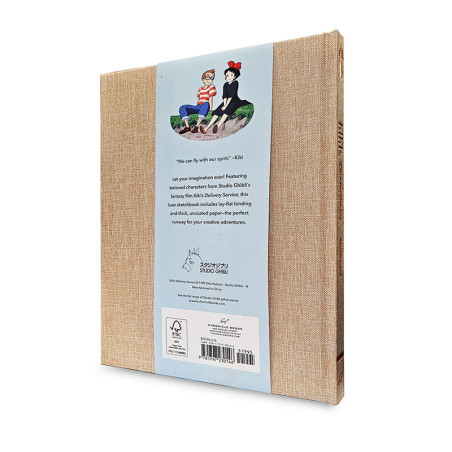 Notebooks and Notepads - Kiki Cloth Sketchbook - Kiki’s Delivery Service