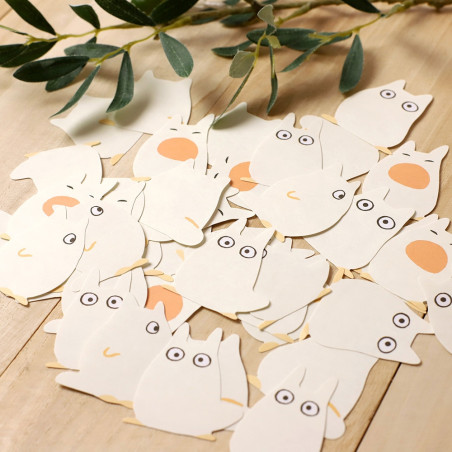 Petit matériel - Set de stickers Totoro Blanc - Mon Voisin Totoro