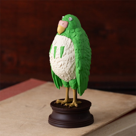 Figurines - Green Parakeet Figurine - The Boy and the Heron