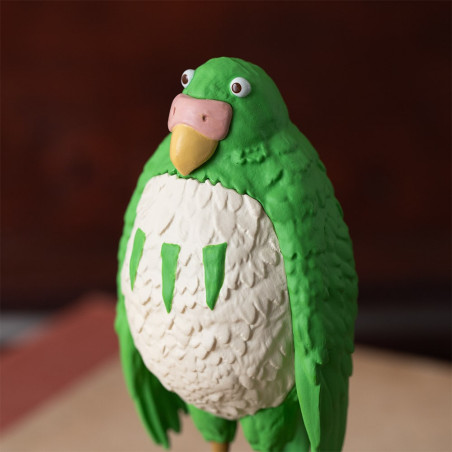 Figurines - Green Parakeet Figurine - The Boy and the Heron