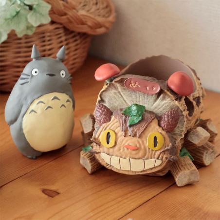 Décoration - Planter Totoro Gris & wagon Chatbus - Mon Voisin Totoro