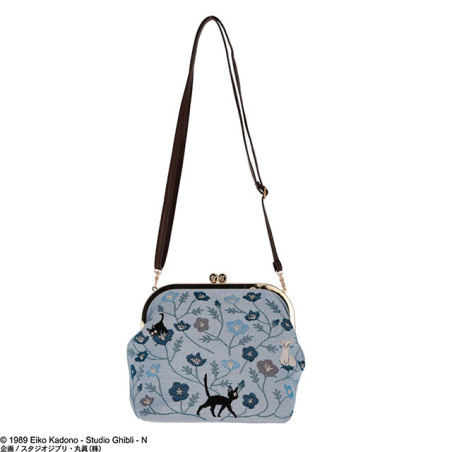 Bags - Shoulder Pouch Jiji blue flower - Kiki's Delivery Service