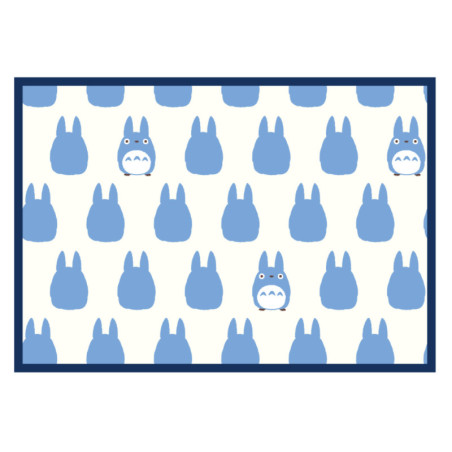 Linge de maison - Plaid Silhouette Totoro Bleu 70x100 cm - Mon Voisin Totoro