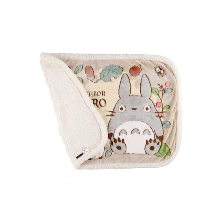 Linge de maison - Plaid Feuilles et noisettes - Mon Voisin Totoro