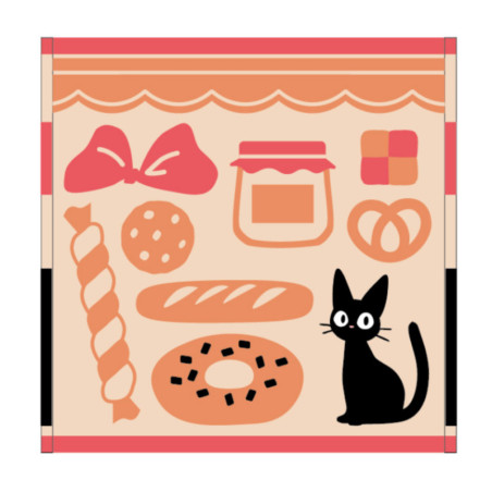 Linge de maison - Mini Serviette Boulangerie de Jiji 25x25 cm - Kiki la petite sorcière