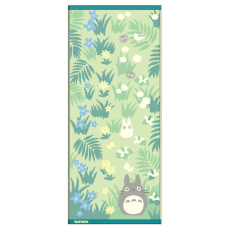 Linge de maison - Serviette Totoro & Papillon 34x80 cm - Mon Voisin Totoro