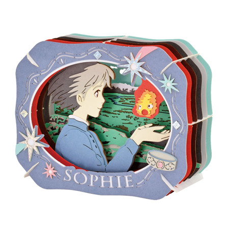 Arts and crafts - Paper Theater Sophie & Calcifer - Howl's Moving Castle