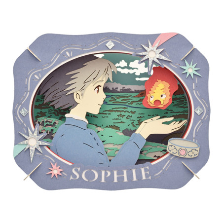 Arts and crafts - Paper Theater Sophie & Calcifer - Howl's Moving Castle