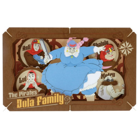 Arts and crafts - Paper Theater Dora’s Pirate Family - Castle in the Sky