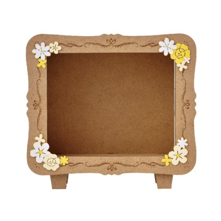 Arts and crafts - Paper Theater Frame Flower 100x80x42mm - Studio Ghibli