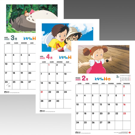 Agendas et Calendriers - Calendrier Totoro 2025 - FR