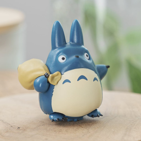 Jouets - Figurine Totoro Bleu avec Gland à Friction - Mon Voisin Totoro