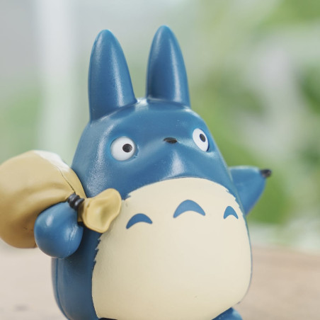 Jouets - Figurine Totoro Bleu avec Gland à Friction - Mon Voisin Totoro