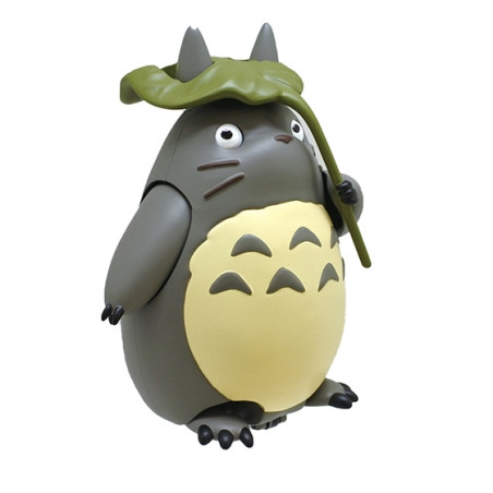 Toys - Pull Back Figurine Totoro with leaf - My Neighbour Totoro