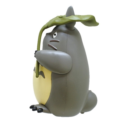 Toys - Pull Back Figurine Totoro with leaf - My Neighbour Totoro