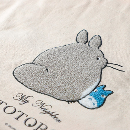 Bags - Embroidery Canvas Tote bag Walking away - My Neighbor Totoro