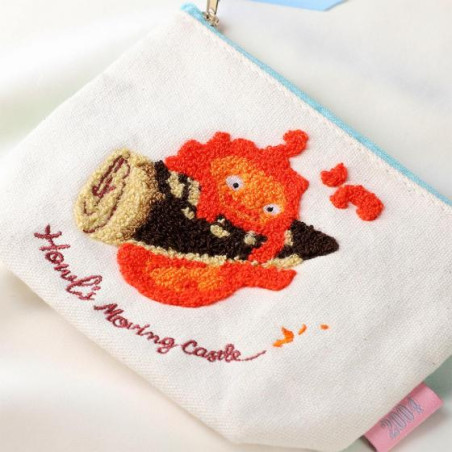 Storage - Embroidery pouch Calcifer - Howl's Moving Castle