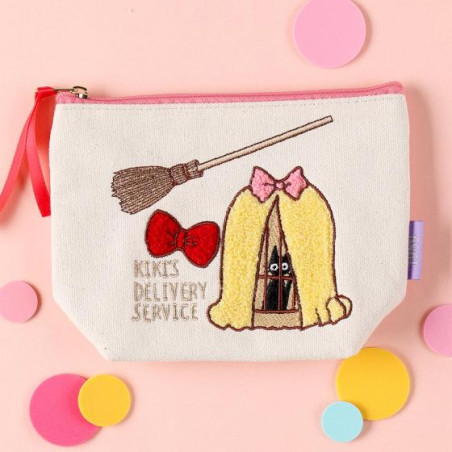 Storage - Embroidery pouch Jiji in cage - Kiki's Delivery Service