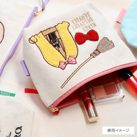 Storage - Embroidery pouch Jiji in cage - Kiki's Delivery Service