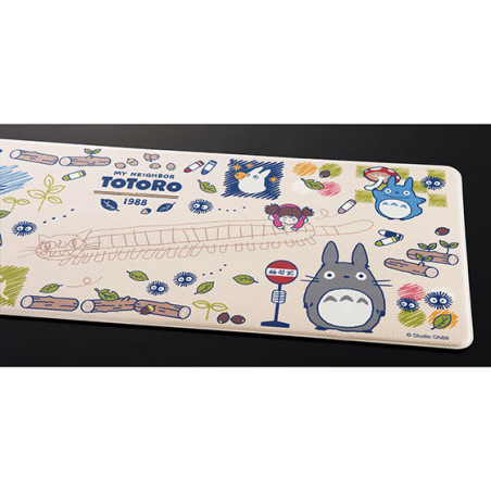 Tapis - Tapis de Jeu Plastifie 45x120cm Totoro Dessine - Mon Voisin Totoro