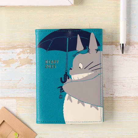 Agendas et Calendriers - Agenda feutrine 2025 Totoro Parapluie - Mon Voisin Totoro