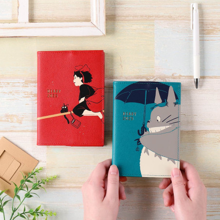 Schedule diaries and Calendars - 2025 Felt Diary Kiki & Jiji on the broom - Kiki's Delivery Service