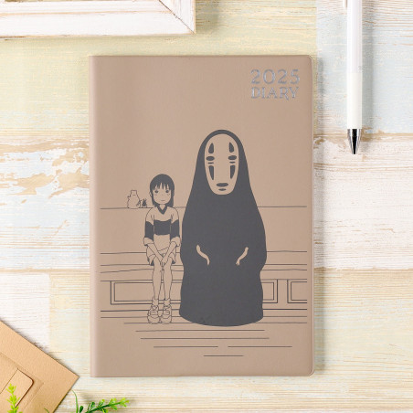 Schedule diaries and Calendars - 2025 Diary Chihiro & No Face on the train - Spirited Away