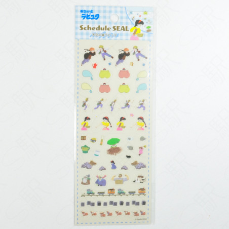 Small equipment - Mini Schedule Stickers Collection 2 - Castle in the Sky