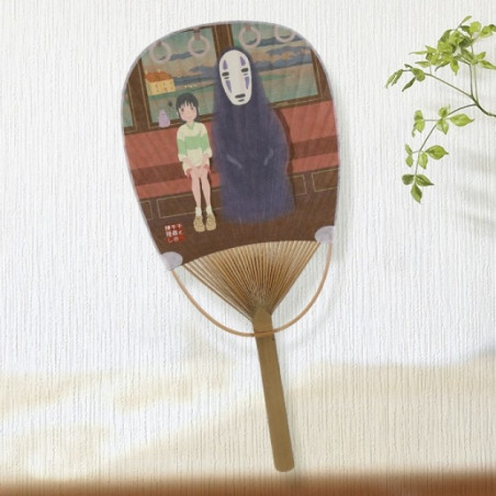 Accessories - Bamboo Fan Chihiro & No Face on the train - Spirited Away