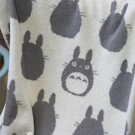 Linge de maison - Couverture de sieste Totoro Gris 85x115 cm - Mon Voisin Totoro