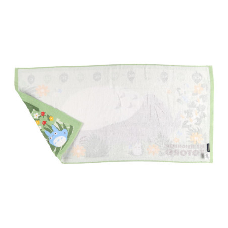 Linge de maison - Grande Serviette Toise Totoro se repose 60x120 cm - Mon Voisin Totoro