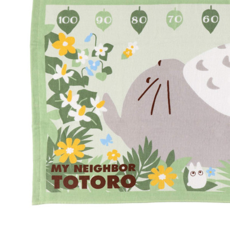 Linge de maison - Grande Serviette Toise Totoro se repose 60x120 cm - Mon Voisin Totoro