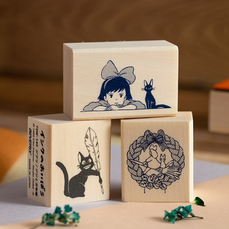 Small equipment - Kiki & Jiji Wood stamp - Kiki'S Delivery Service