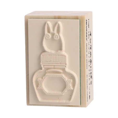 Small equipment - Small Totoro & Ink bottle Wood stamp - My Neighbor Totoro