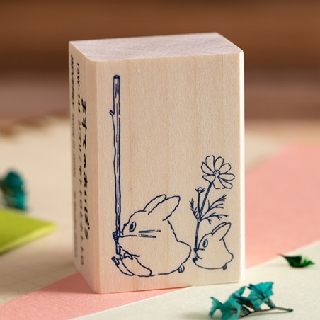 Small equipment - Middle & Small Totoro Wood stamp - My Neighbor Totoro