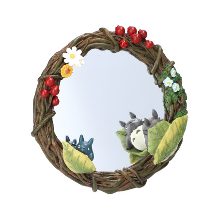 Décoration - Miroir Totoro Guirlande de fleurs- Mon Voisin Totoro